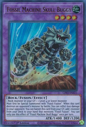 Fossil Machine Skull Buggy (GFP2-EN021) - Ghosts From the Past: The 2nd Haunting 1st Edition - Premium Yugioh Single from Konami - Just $0.25! Shop now at Game Crave Tournament Store