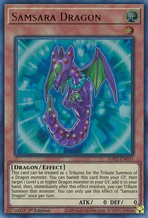 Samsara Dragon (GFP2-EN037) - Ghosts From the Past: The 2nd Haunting 1st Edition - Premium Yugioh Single from Konami - Just $0.25! Shop now at Game Crave Tournament Store