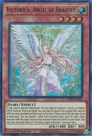 Victorica, Angel of Bravery (GFP2-EN042) - Ghosts From the Past: The 2nd Haunting 1st Edition - Premium Yugioh Single from Konami - Just $0.25! Shop now at Game Crave Tournament Store