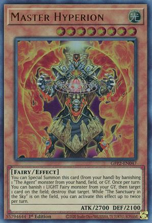 Master Hyperion (GFP2-EN047) - Ghosts From the Past: The 2nd Haunting 1st Edition - Premium Yugioh Single from Konami - Just $0.25! Shop now at Game Crave Tournament Store