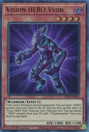 Vision HERO Vyon (GFP2-EN060) - Ghosts From the Past: The 2nd Haunting 1st Edition - Premium Yugioh Single from Konami - Just $0.25! Shop now at Game Crave Tournament Store