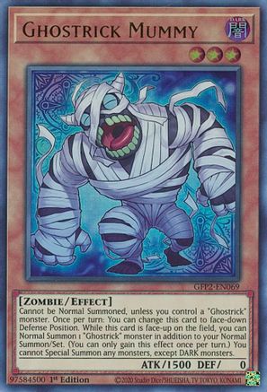 Ghostrick Mummy (GFP2-EN069) - Ghosts From the Past: The 2nd Haunting 1st Edition - Premium Yugioh Single from Konami - Just $0.25! Shop now at Game Crave Tournament Store