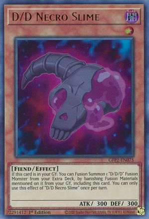 D/D Necro Slime (GFP2-EN075) - Ghosts From the Past: The 2nd Haunting 1st Edition - Premium Yugioh Single from Konami - Just $0.25! Shop now at Game Crave Tournament Store