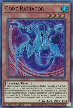 Code Radiator (GFP2-EN081) - Ghosts From the Past: The 2nd Haunting 1st Edition - Premium Yugioh Single from Konami - Just $0.23! Shop now at Game Crave Tournament Store