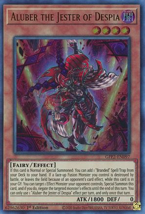 Aluber the Jester of Despia (GFP2-EN097) - Ghosts From the Past: The 2nd Haunting 1st Edition - Premium Yugioh Single from Konami - Just $0.11! Shop now at Game Crave Tournament Store