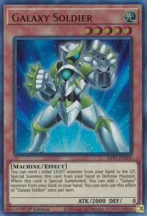 Galaxy Soldier (GFP2-EN105) - Ghosts From the Past: The 2nd Haunting 1st Edition - Premium Yugioh Single from Konami - Just $0.85! Shop now at Game Crave Tournament Store