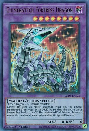 Chimeratech Fortress Dragon (GFP2-EN123) - Ghosts From the Past: The 2nd Haunting 1st Edition - Premium Yugioh Single from Konami - Just $0.83! Shop now at Game Crave Tournament Store
