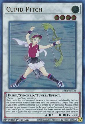 Cupid Pitch (GFP2-EN136) - Ghosts From the Past: The 2nd Haunting 1st Edition - Premium Yugioh Single from Konami - Just $0.25! Shop now at Game Crave Tournament Store