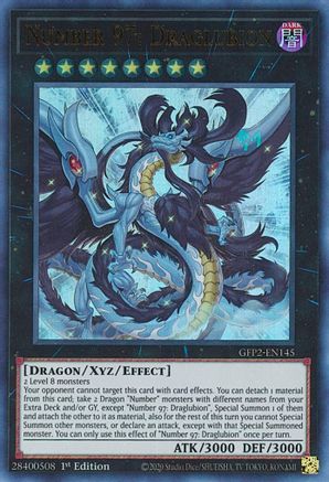 Number 97: Draglubion (GFP2-EN145) - Ghosts From the Past: The 2nd Haunting 1st Edition - Premium Yugioh Single from Konami - Just $0.54! Shop now at Game Crave Tournament Store