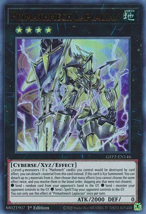 Primathmech Laplacian (GFP2-EN146) - Ghosts From the Past: The 2nd Haunting 1st Edition - Premium Yugioh Single from Konami - Just $0.25! Shop now at Game Crave Tournament Store