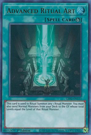 Advanced Ritual Art (GFP2-EN153) - Ghosts From the Past: The 2nd Haunting 1st Edition - Premium Yugioh Single from Konami - Just $0.25! Shop now at Game Crave Tournament Store