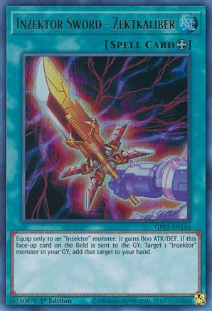 Inzektor Sword - Zektkaliber (GFP2-EN156) - Ghosts From the Past: The 2nd Haunting 1st Edition - Premium Yugioh Single from Konami - Just $0.25! Shop now at Game Crave Tournament Store