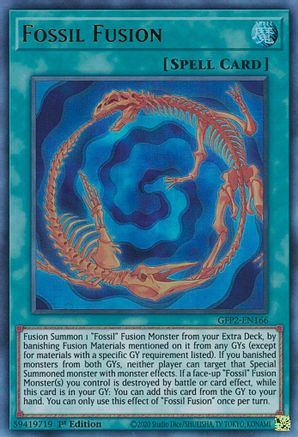 Fossil Fusion (GFP2-EN166) - Ghosts From the Past: The 2nd Haunting 1st Edition - Premium Yugioh Single from Konami - Just $0.25! Shop now at Game Crave Tournament Store