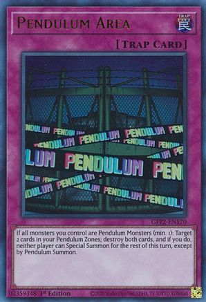 Pendulum Area (GFP2-EN170) - Ghosts From the Past: The 2nd Haunting 1st Edition - Premium Yugioh Single from Konami - Just $0.25! Shop now at Game Crave Tournament Store