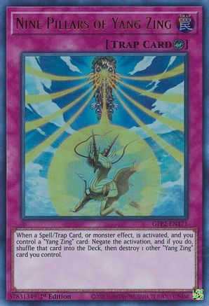 Nine Pillars of Yang Zing (GFP2-EN171) - Ghosts From the Past: The 2nd Haunting 1st Edition - Premium Yugioh Single from Konami - Just $0.25! Shop now at Game Crave Tournament Store