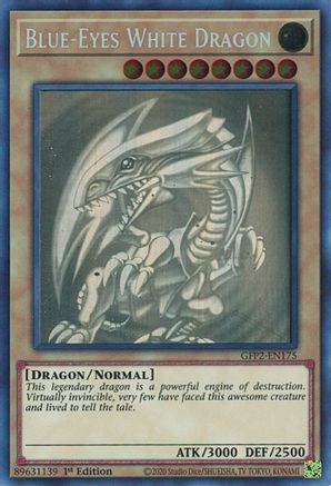 Blue-Eyes White Dragon (Ghost Rare) (GFP2-EN175) - Ghosts From the Past: The 2nd Haunting 1st Edition - Premium Yugioh Single from Konami - Just $176.23! Shop now at Game Crave Tournament Store
