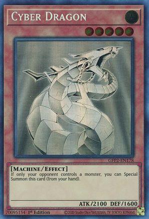 Cyber Dragon (Ghost Rare) (GFP2-EN178) - Ghosts From the Past: The 2nd Haunting 1st Edition - Premium Yugioh Single from Konami - Just $39.53! Shop now at Game Crave Tournament Store