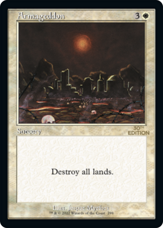 Armageddon (30A-299) - 30th Anniversary Edition - Premium MTG Single from Wizards of the Coast - Just $36! Shop now at Game Crave Tournament Store