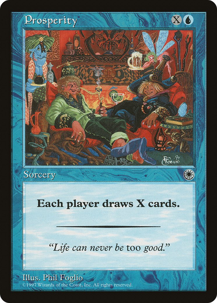 Prosperity (POR-066) - Portal - Premium MTG Single from Wizards of the Coast - Just $1.74! Shop now at Game Crave Tournament Store