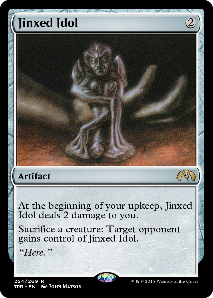 Jinxed Idol (TPR-224) - Tempest Remastered - Premium MTG Single from Wizards of the Coast - Just $0! Shop now at Game Crave Tournament Store