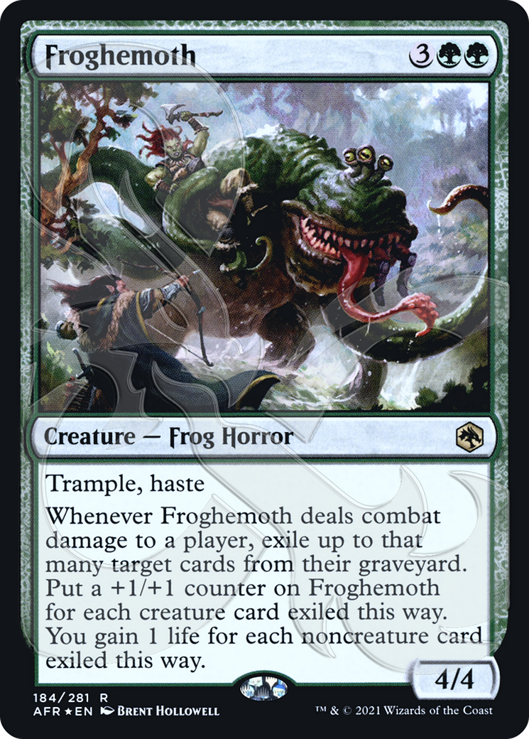 Froghemoth (PAFR-184A) - Adventures in the Forgotten Realms Promos Foil - Premium MTG Single from Wizards of the Coast - Just $2.52! Shop now at Game Crave Tournament Store
