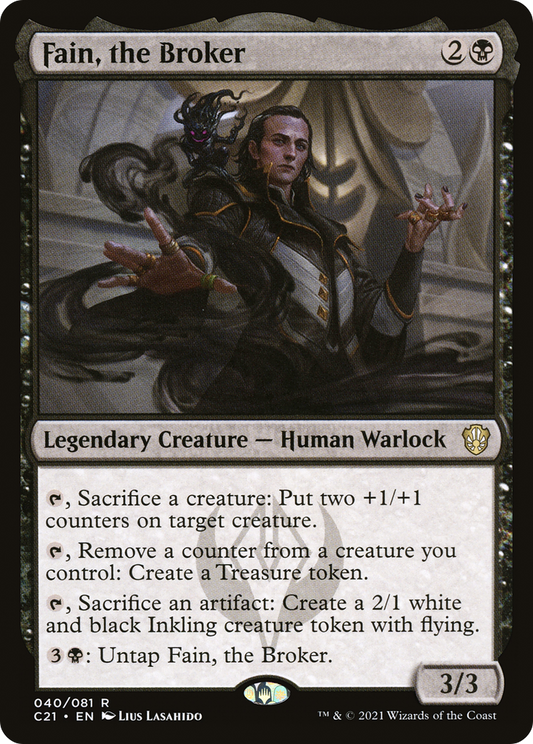 Fain, the Broker (C21-040) - Commander 2021 - Premium MTG Single from Wizards of the Coast - Just $0.10! Shop now at Game Crave Tournament Store