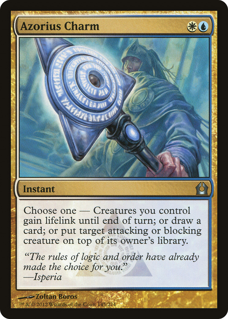Azorius Charm (RTR-145) - Return to Ravnica Foil - Premium MTG Single from Wizards of the Coast - Just $0.14! Shop now at Game Crave Tournament Store