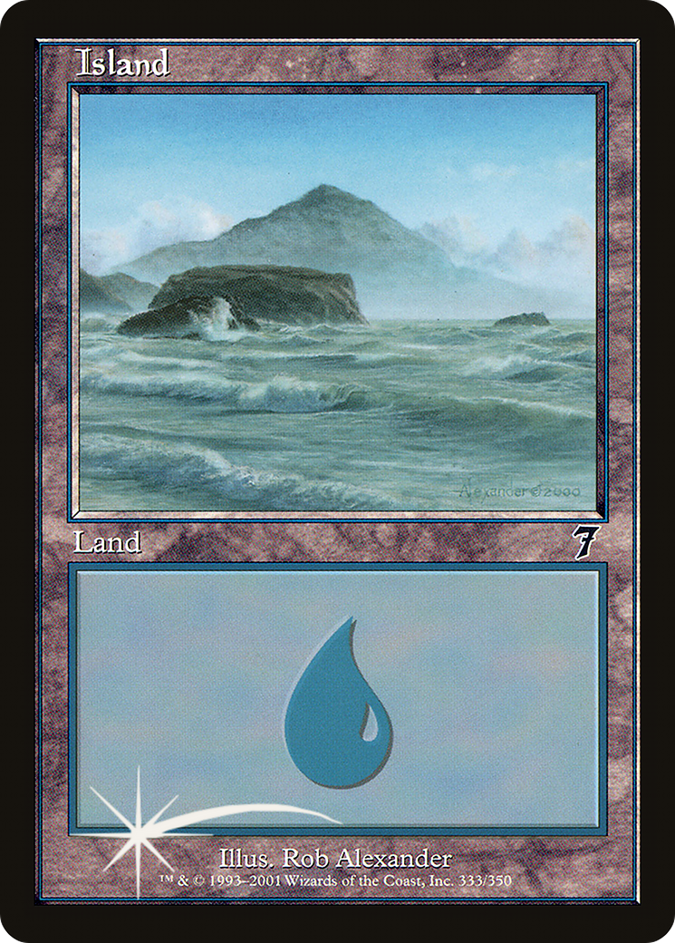 Island (7ED-333★) - Seventh Edition Foil - Premium MTG Single from Wizards of the Coast - Just $3.37! Shop now at Game Crave Tournament Store
