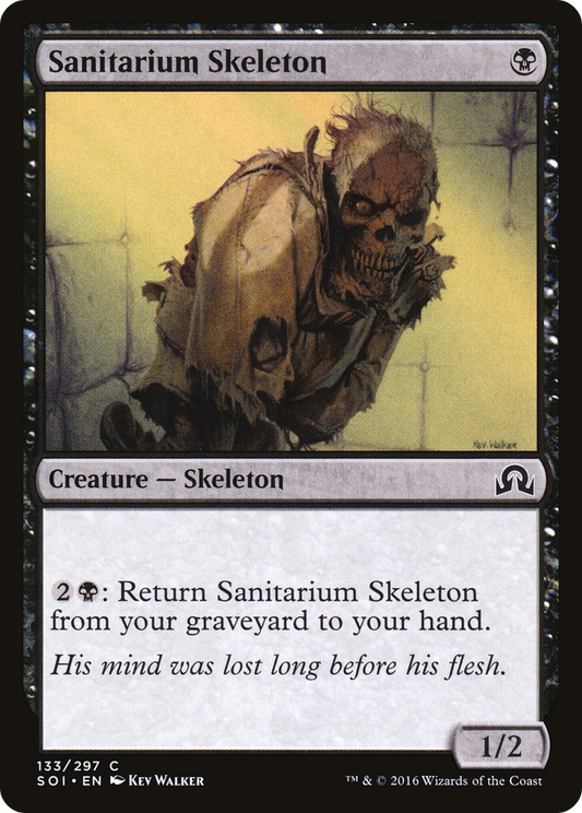 Sanitarium Skeleton (SOI-133) - Shadows over Innistrad - Premium MTG Single from Wizards of the Coast - Just $0.08! Shop now at Game Crave Tournament Store