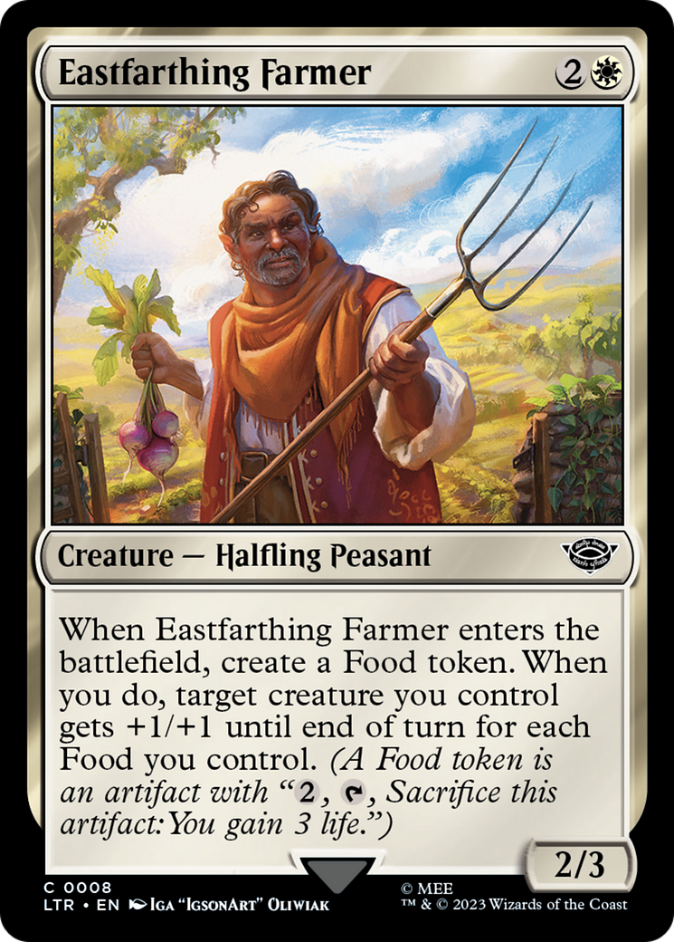 Eastfarthing Farmer (LTR-008) - The Lord of the Rings: Tales of Middle-earth - Premium MTG Single from Wizards of the Coast - Just $0.08! Shop now at Game Crave Tournament Store