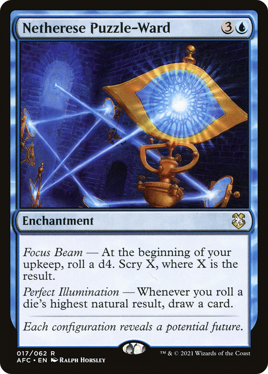Netherese Puzzle-Ward (AFC-017) - Forgotten Realms Commander - Premium MTG Single from Wizards of the Coast - Just $0.18! Shop now at Game Crave Tournament Store