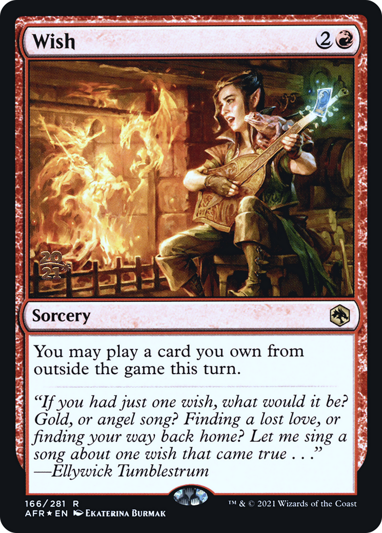 Wish (PAFR-166S) - Adventures in the Forgotten Realms Promos Foil - Premium MTG Single from Wizards of the Coast - Just $0.89! Shop now at Game Crave Tournament Store