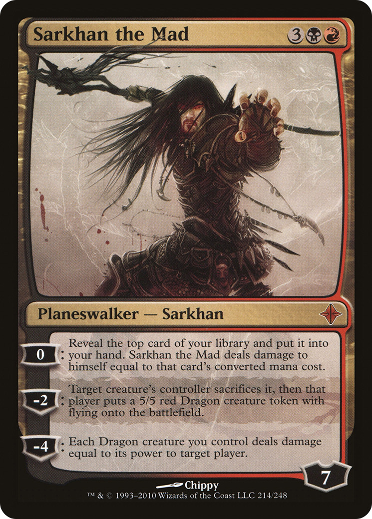 Sarkhan the Mad (ROE-214) - Rise of the Eldrazi Foil - Premium MTG Single from Wizards of the Coast - Just $1.85! Shop now at Game Crave Tournament Store