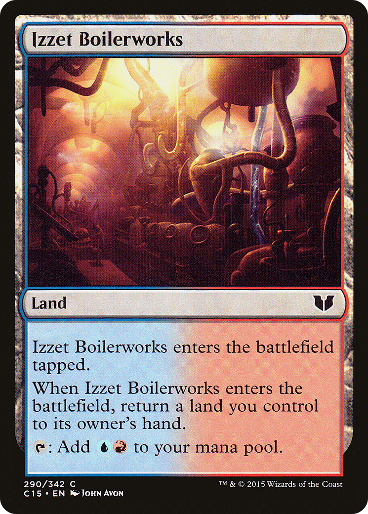 Izzet Boilerworks (C15-290) - Commander 2015 - Premium MTG Single from Wizards of the Coast - Just $0.08! Shop now at Game Crave Tournament Store