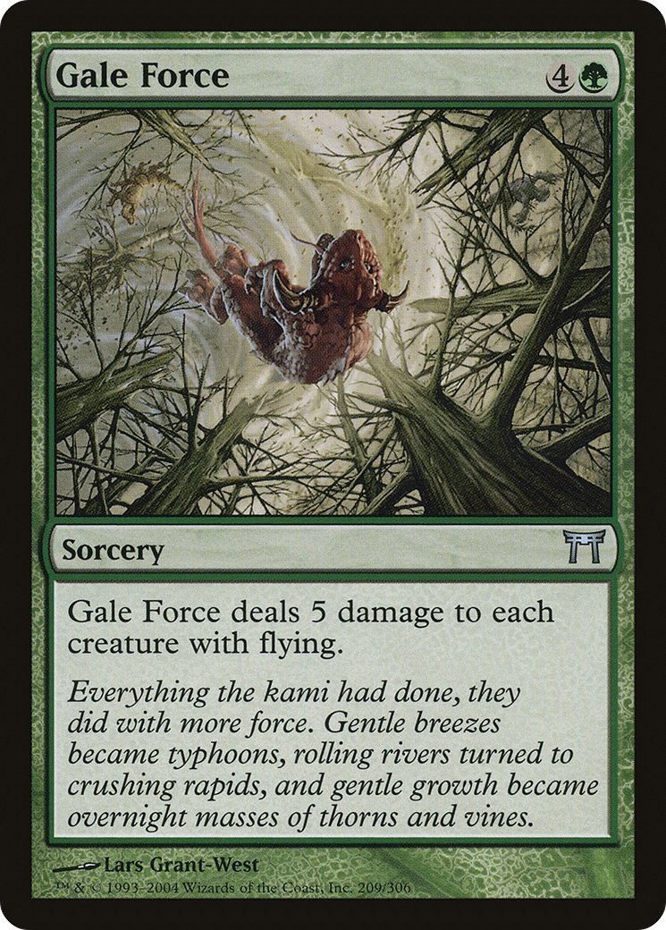 Gale Force (CHK-209) - Champions of Kamigawa - Premium MTG Single from Wizards of the Coast - Just $0.08! Shop now at Game Crave Tournament Store