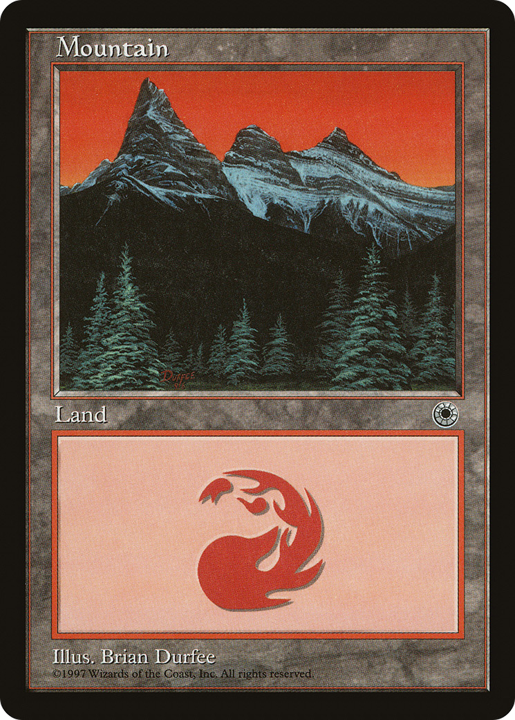 Mountain (POR-211) - Portal - Premium MTG Single from Wizards of the Coast - Just $0.54! Shop now at Game Crave Tournament Store