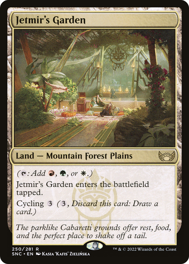 Jetmir's Garden (SNC-250) - Streets of New Capenna Foil - Premium MTG Single from Wizards of the Coast - Just $10.22! Shop now at Game Crave Tournament Store