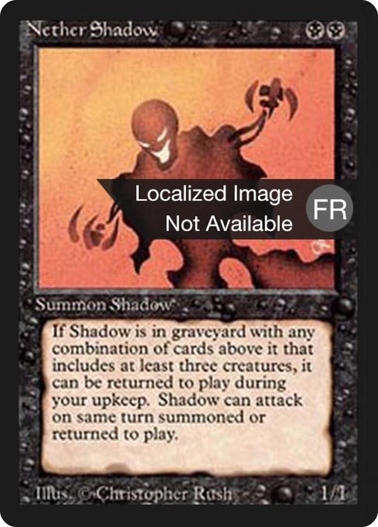 Nether Shadow (FBB-118) - Foreign Black Border - Premium MTG Single from Wizards of the Coast - Just $0.48! Shop now at Game Crave Tournament Store
