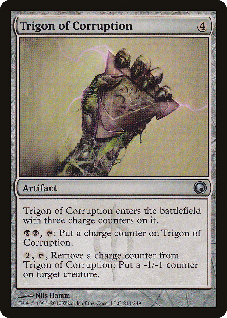 Trigon of Corruption (SOM-213) - Scars of Mirrodin Foil - Premium MTG Single from Wizards of the Coast - Just $0.12! Shop now at Game Crave Tournament Store