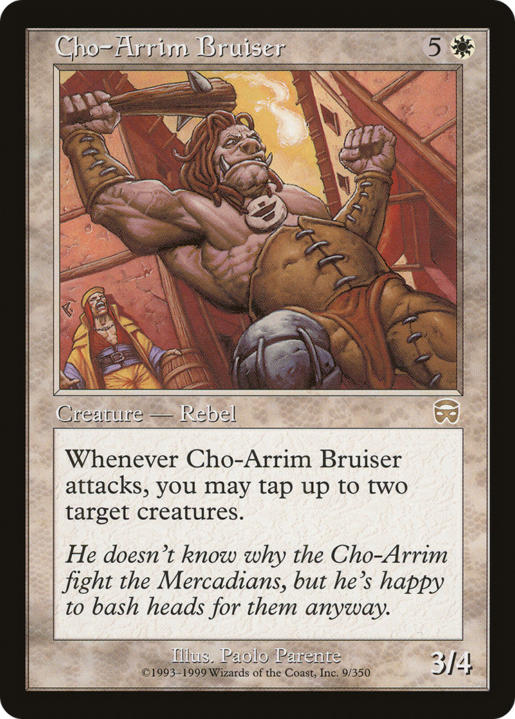 Cho-Arrim Bruiser (MMQ-009) - Mercadian Masques - Premium MTG Single from Wizards of the Coast - Just $0.16! Shop now at Game Crave Tournament Store