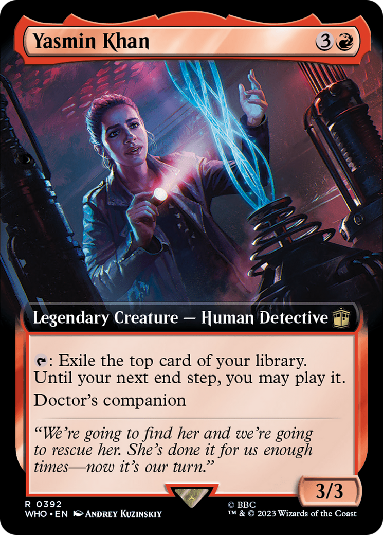 Yasmin Khan (WHO-392) - Doctor Who: (Extended Art) Foil - Premium MTG Single from Wizards of the Coast - Just $0.08! Shop now at Game Crave Tournament Store