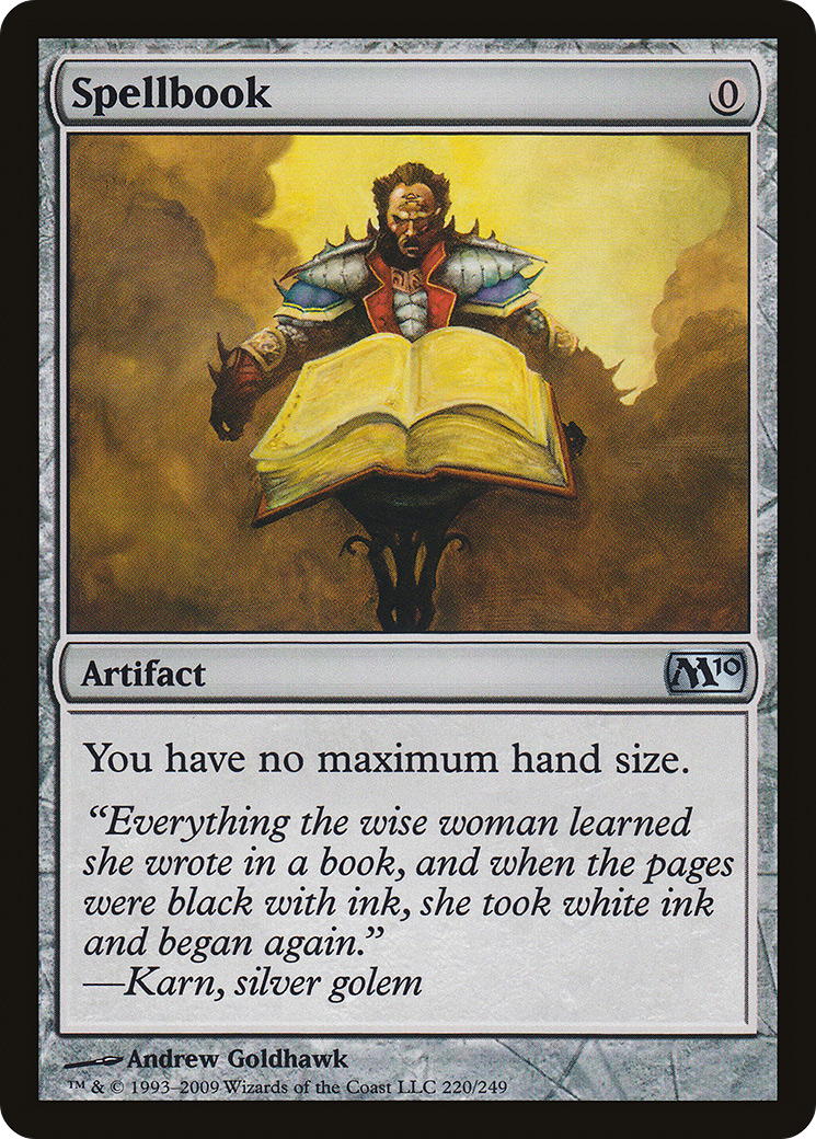 Spellbook (M10-220) - Magic 2010 Foil - Premium MTG Single from Wizards of the Coast - Just $2.46! Shop now at Game Crave Tournament Store