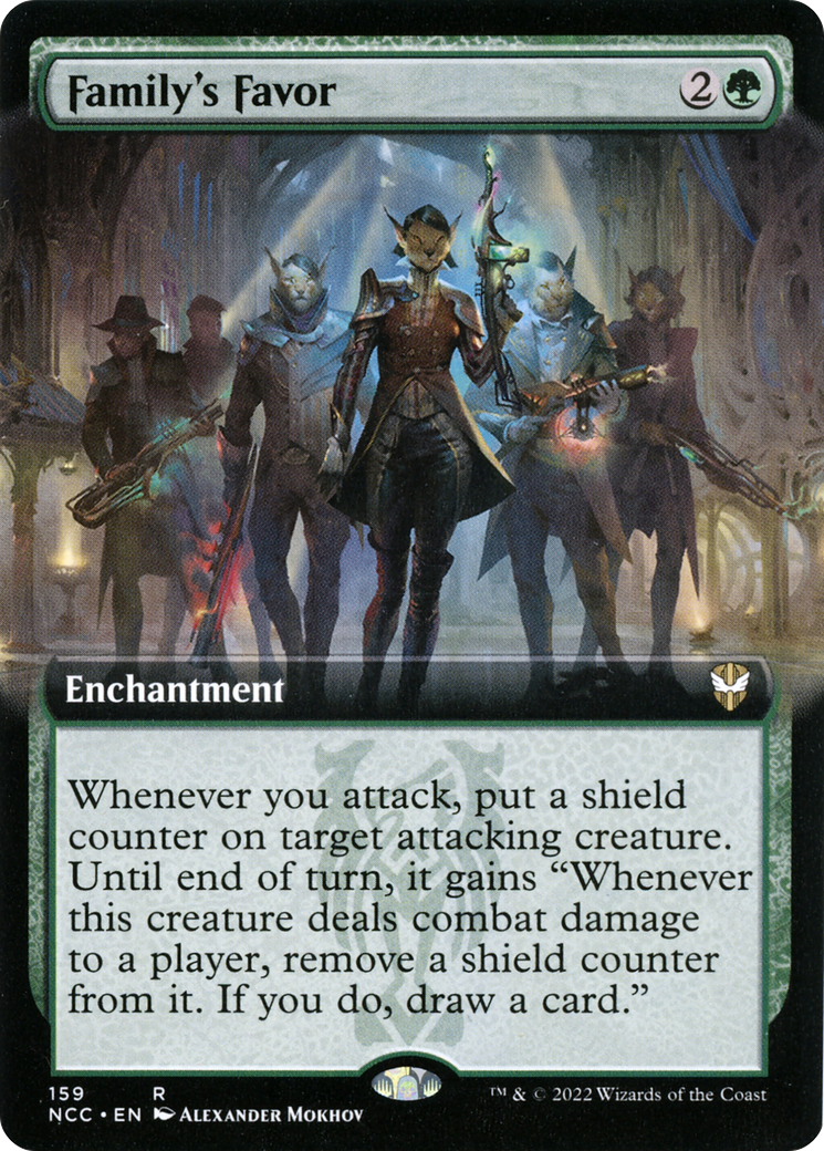 Family's Favor (NCC-159) - New Capenna Commander: (Extended Art) - Premium MTG Single from Wizards of the Coast - Just $0.60! Shop now at Game Crave Tournament Store