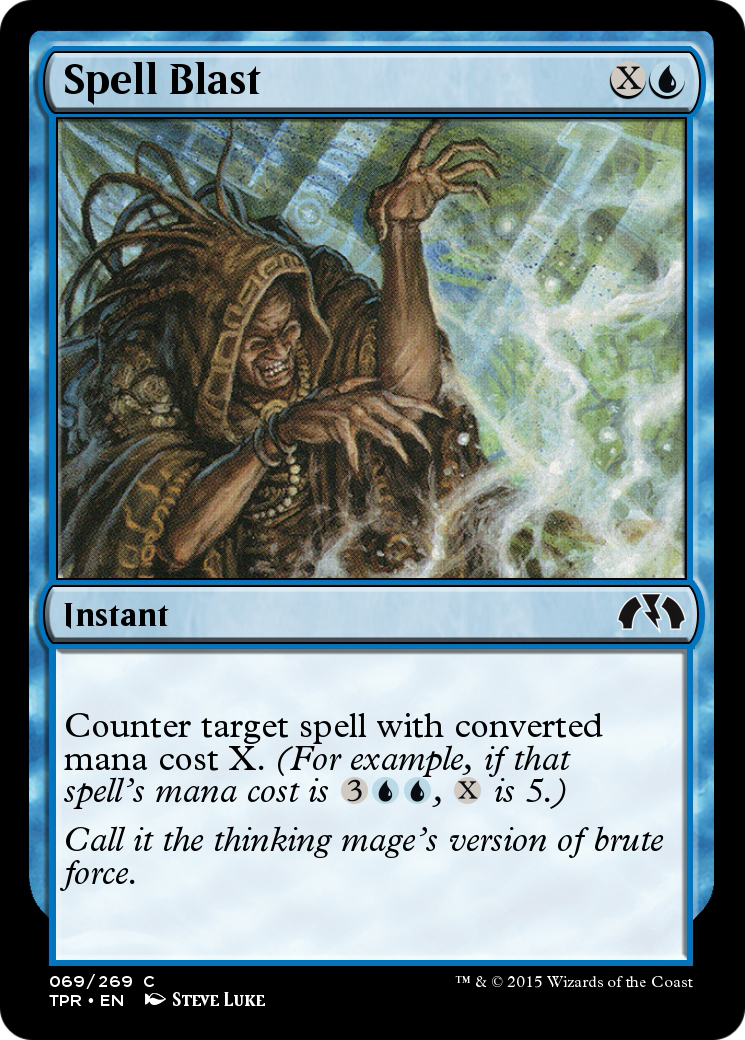 Spell Blast (TPR-069) - Tempest Remastered Foil - Premium MTG Single from Wizards of the Coast - Just $0! Shop now at Game Crave Tournament Store