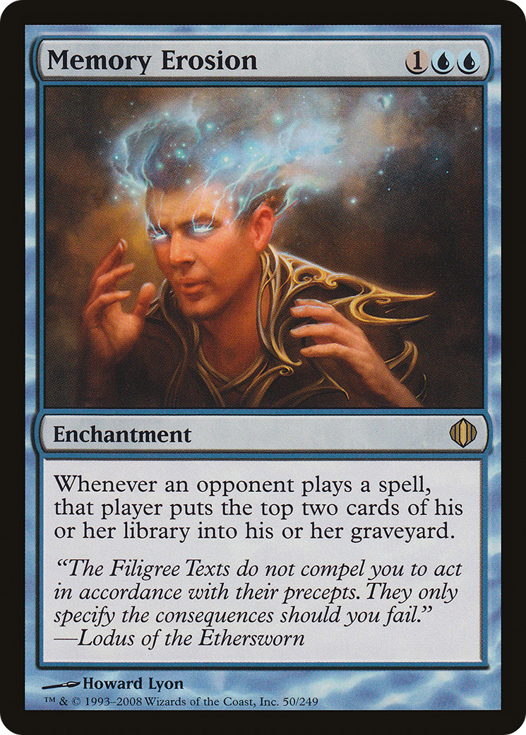 Memory Erosion (ALA-050) - Shards of Alara - Premium MTG Single from Wizards of the Coast - Just $1.40! Shop now at Game Crave Tournament Store