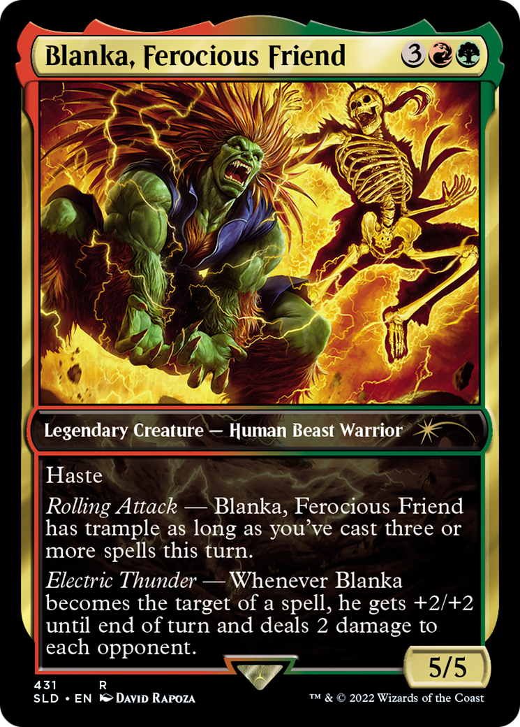 The Howling Abomination (SLD-431) - Secret Lair Drop / Blanka, Ferocious Friend Foil - Premium MTG Single from Wizards of the Coast - Just $1.64! Shop now at Game Crave Tournament Store