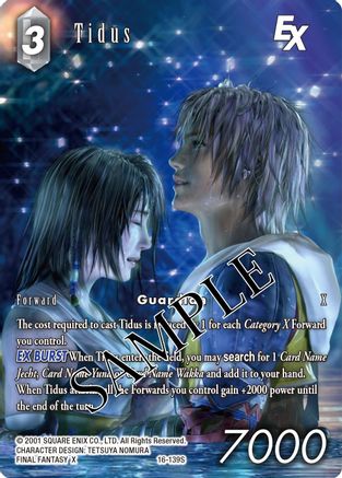 Tidus EX (Full Art) (EMISSARIES OF LIGHT) Foil - Premium Final Fantasy Single from Emissaries of Light - Just $14.11! Shop now at Game Crave Tournament Store
