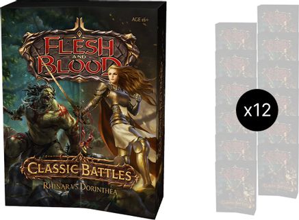 Classic Battles: Rhinar vs. Dorinthea Box Set Case - Classic Battles: Rhinar vs Dorinthea - Premium Flesh And Blood Single from Legend Story Studios - Just $199.07! Shop now at Game Crave Tournament Store