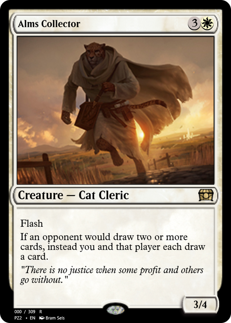 Alms Collector (PZ2-65677) - Treasure Chest Foil - Premium MTG Single from Wizards of the Coast - Just $0! Shop now at Game Crave Tournament Store