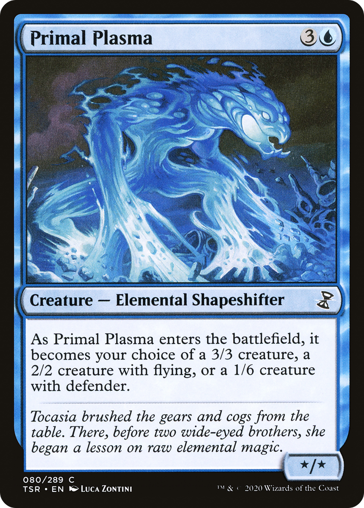 Primal Plasma (TSR-080) - Time Spiral Remastered - Premium MTG Single from Wizards of the Coast - Just $0.08! Shop now at Game Crave Tournament Store
